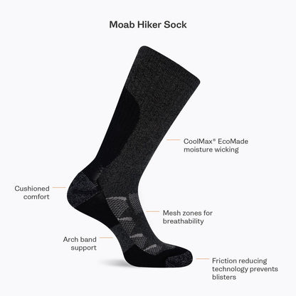 Merrell Moab Hiker Crew  Sock - Socks